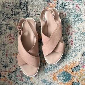 Marc Fisher Pink Espadrille Sandals